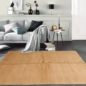 4x6  Red, Tan Hand Knotted Tibetan 100% Wool Michaelian & Kohlberg Swiss Wash Contemporary Oriental Area Rug