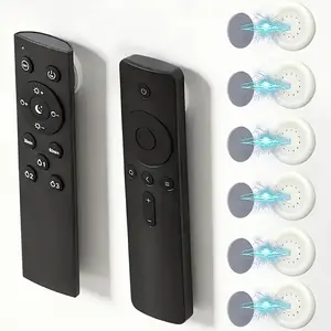 Magnetic Wall Mounted Holder, Remote Control Storage Holder, Strong Adhesive Suction Cup Storage Organizer for Living Room, TV, Air Conditioner, Small Items