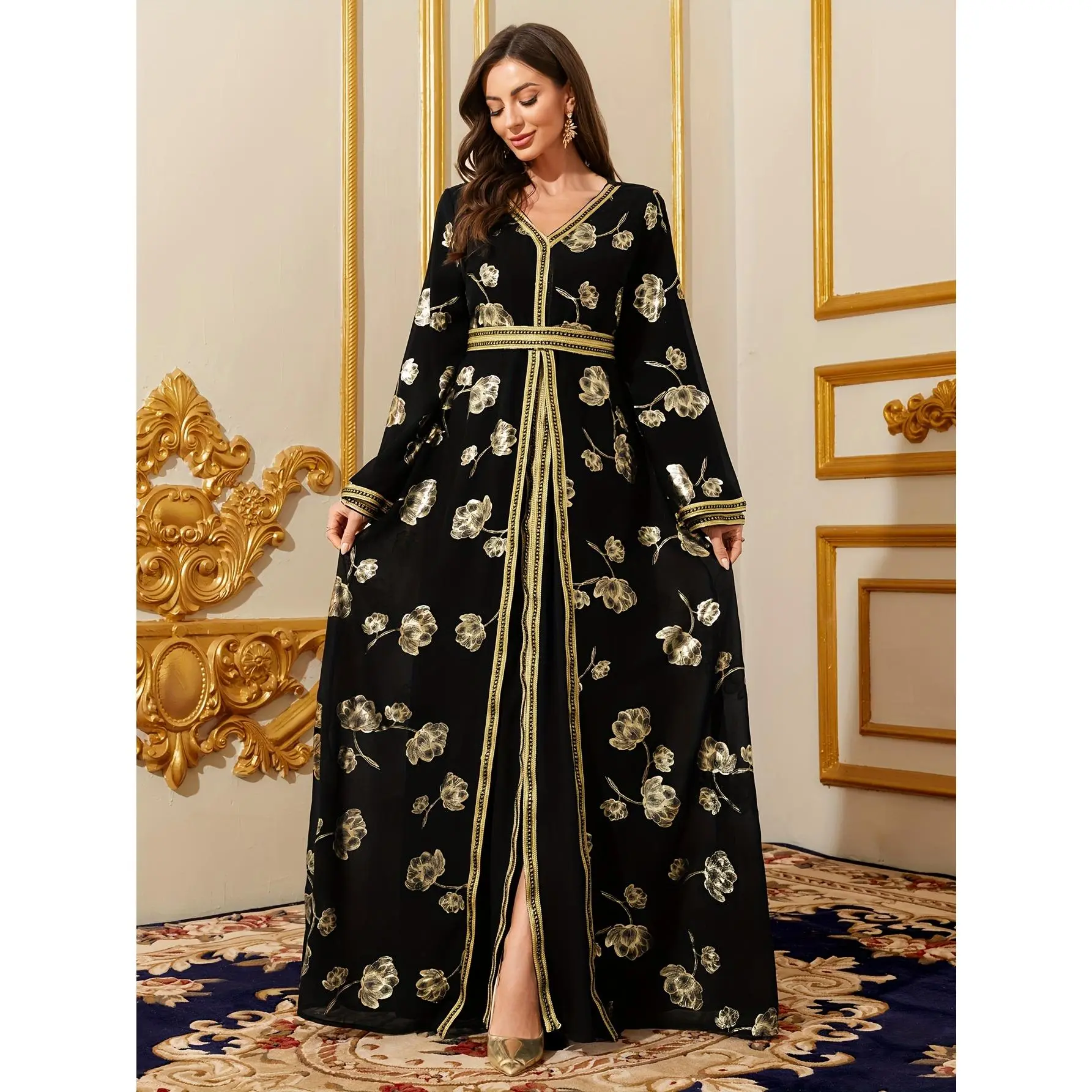 empire waist evening dress Wholesale Evening Party Maxi Dress A-Line Empire Waist Chiffon