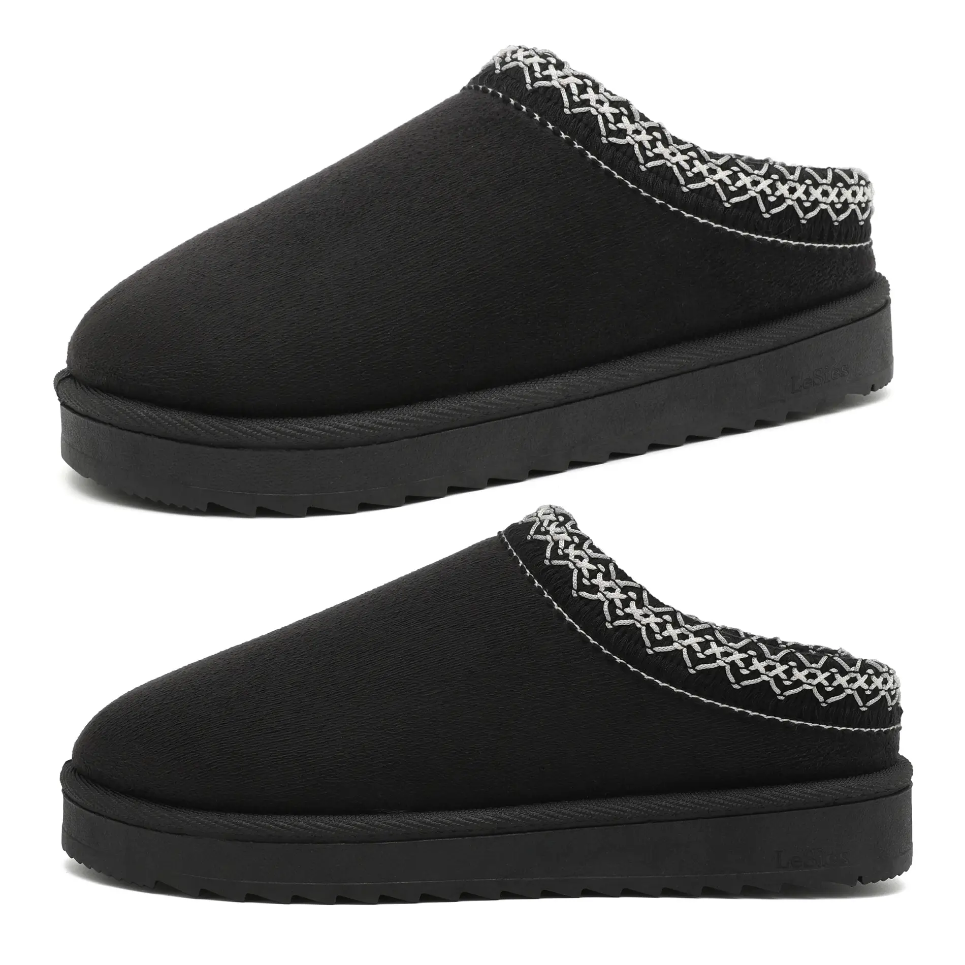 Women's Slippers Platform Mini Boots Short Ankle Boot Fleece Lined Sneakers House Slippers Anti-Slip Boot For Outdoor