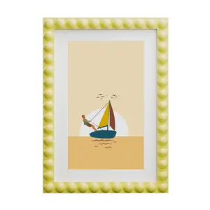 Cute Injection Molded Photo Frame, Home Decor, Desktop Picture Display, Suitable for Family, Couple, Pet Photos, 4x6 Inch