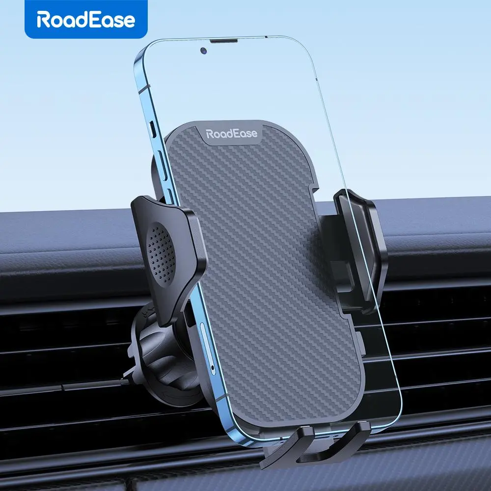 ROADEASE Roadease Car Vent Phone Mount, Car Phone Stand, Adjustable 360 Rotation Vent Clip Car Phone Holder Mount, Universal Car Phone Holder for Phones, Car Cellphone Mount, Car Mount Smartphone