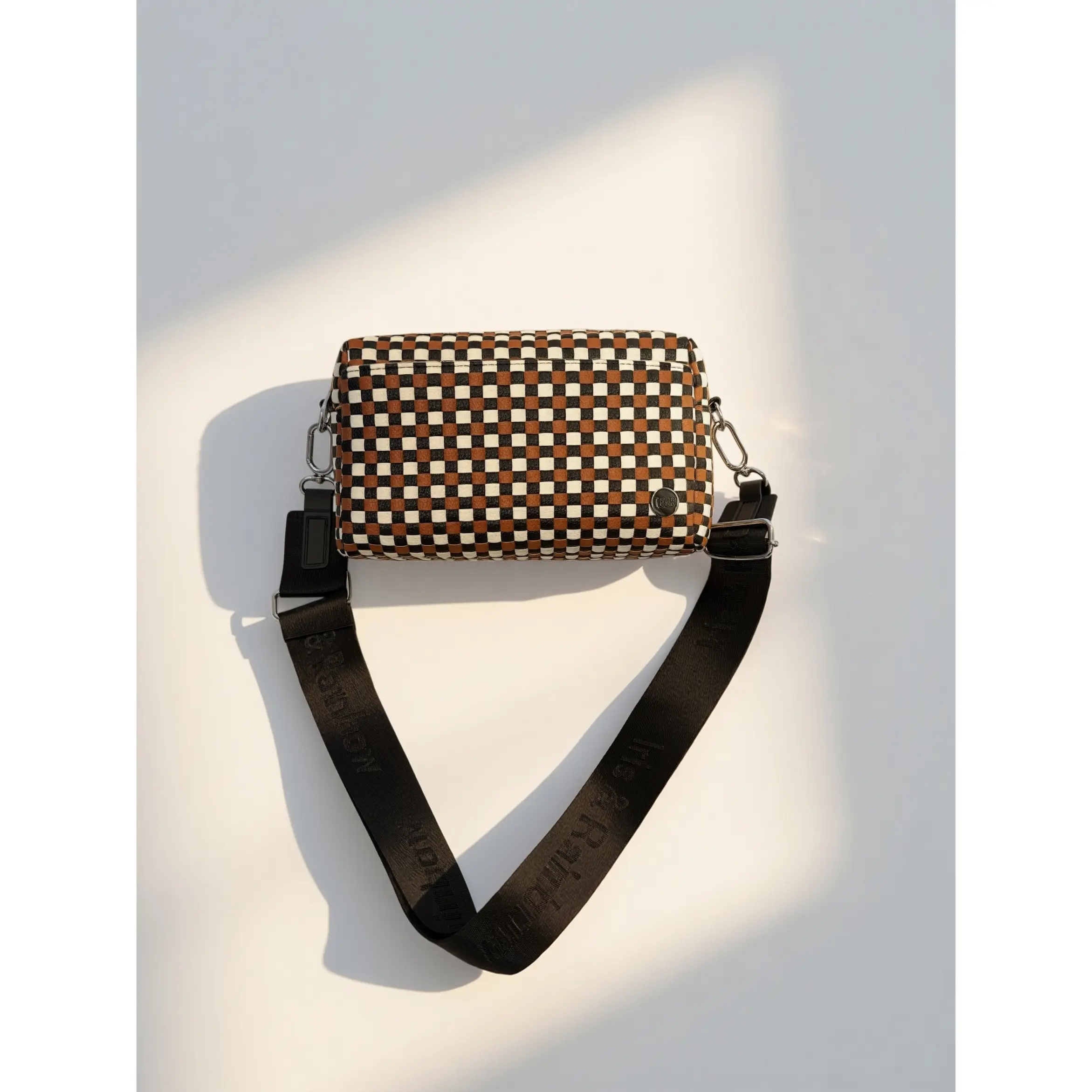 Bl/Brn/White Checkered