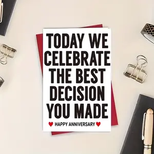 Unique Men's Birthday & Anniversary Card, Humorous and Sincere Greeting for Father, Husband, Son, Boyfriend, Perfect for Milestones