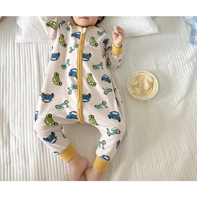 Gray Motorcycle Pattern--Brushed Sleeping Bag