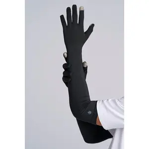 Unisex Culebra Long Full Finger Gloves | Black