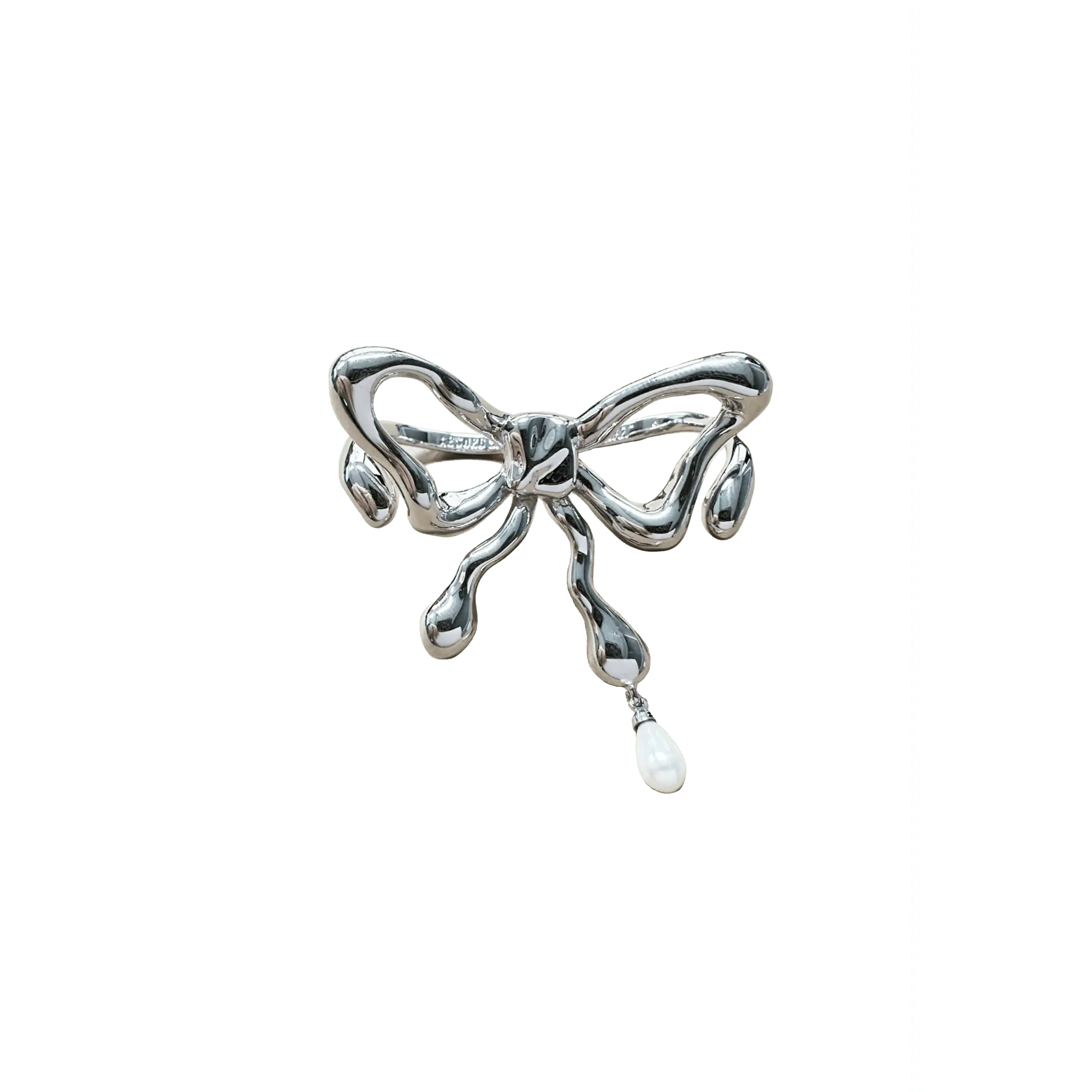 PEARL BOW RING