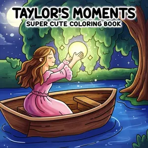 Taylor's moments coloring book: Bring Taylor's most unforgettable moments and your Swiftie dreams to life through color