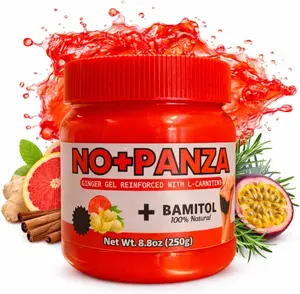 Gel de Jengibre Rojo Extra Potente + Batimol 250g (8.8oz) - with Pineapple, Cinnamon & Flaxseed, Chupa Natural Hydrating Massage Gel, para La Panza - Cooling & Firming Sensation, Ideal for Daily Use