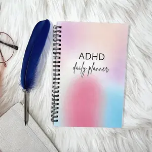Adhd Daily Planner Notebook for Neurodiverse Adults, Improve Efficiency and Task Management, Stay Organized and Focused (rainbow Edition)