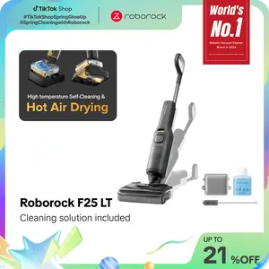 Roborock F25 LT Wet Dry Vacuum Cleaner and Mop (F25 Series), 194°F High temperature Self Cleaning & Hot Air Flash Drying,  20000Pa Cordless Vacuum Mop Combo, 180° Lie-Flat Hard  Floor Cleaner, Edge to Edge Cleaning #DealsForYouDays