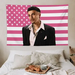 Alejandro Rauw Flag Tapestry, Decorative Linen Wall Hanging, Durable Lightweight Washable Art for Living Room, Bedroom, Festival Gift