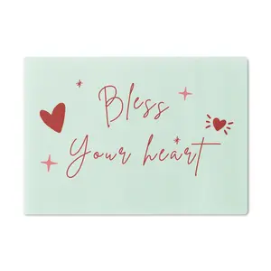 Bless Your Heart Cutting Board, Kitchen Decor, Gift for Chefs, Housewarming, Wedding, Heartfelt Kitchen Accessory