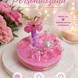 Tapa Personalizada para Vaso | Decorada en LIVE