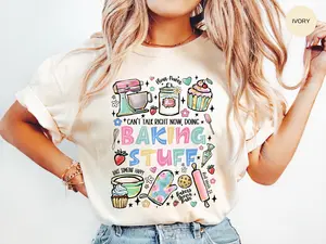 Baking Shirt, Baking T Shirt, Cupcake Lover Tshirt, Pastry Chef Tee, Cooking Shirt, Cake Lover Shirt, Retro Bakery T-Shirt