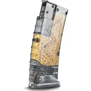 6mm Airsoft Speed Loader for Pistol/SMG/Rifle-Sized Mag, 500 Rounds Large Capacity Airsoft BB Speed Loader with Gas Mag Adapter Fast Quick Magazine Reloader