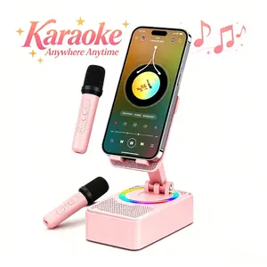 Fathersdaygift Summer Vibes wireless Bluetooth stand speaker, 5-in-1 multifunctional, with emergency charging function, phone stand, power bank, LED night light, suitable for Bluetooth devices, TikTokShop Spring Glow Up Rechargeable