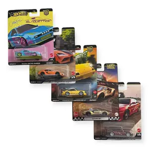 Hot Wheels Premiums 1:64 Scale Diecast Icons American Muscle OBS Trucks JDM Models Collectible Vehicles