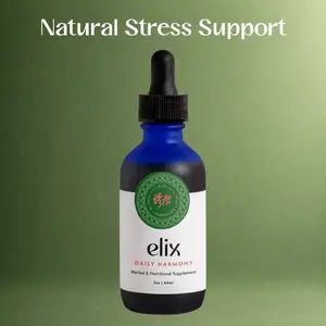 Elix Daily Harmony for Everyday Organic Herbal Stress and Hormone Support