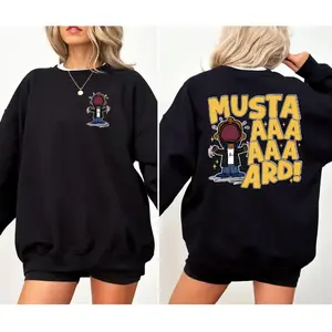 [Sale off up to 50%] Mustard Meme Shirt For Fans Tee, Funny Hip Hop Sweatshirt, Graphic Top Music Lover Humorous, Unisex Sweater Pullover Tee, Graphic Streetwear Shirt