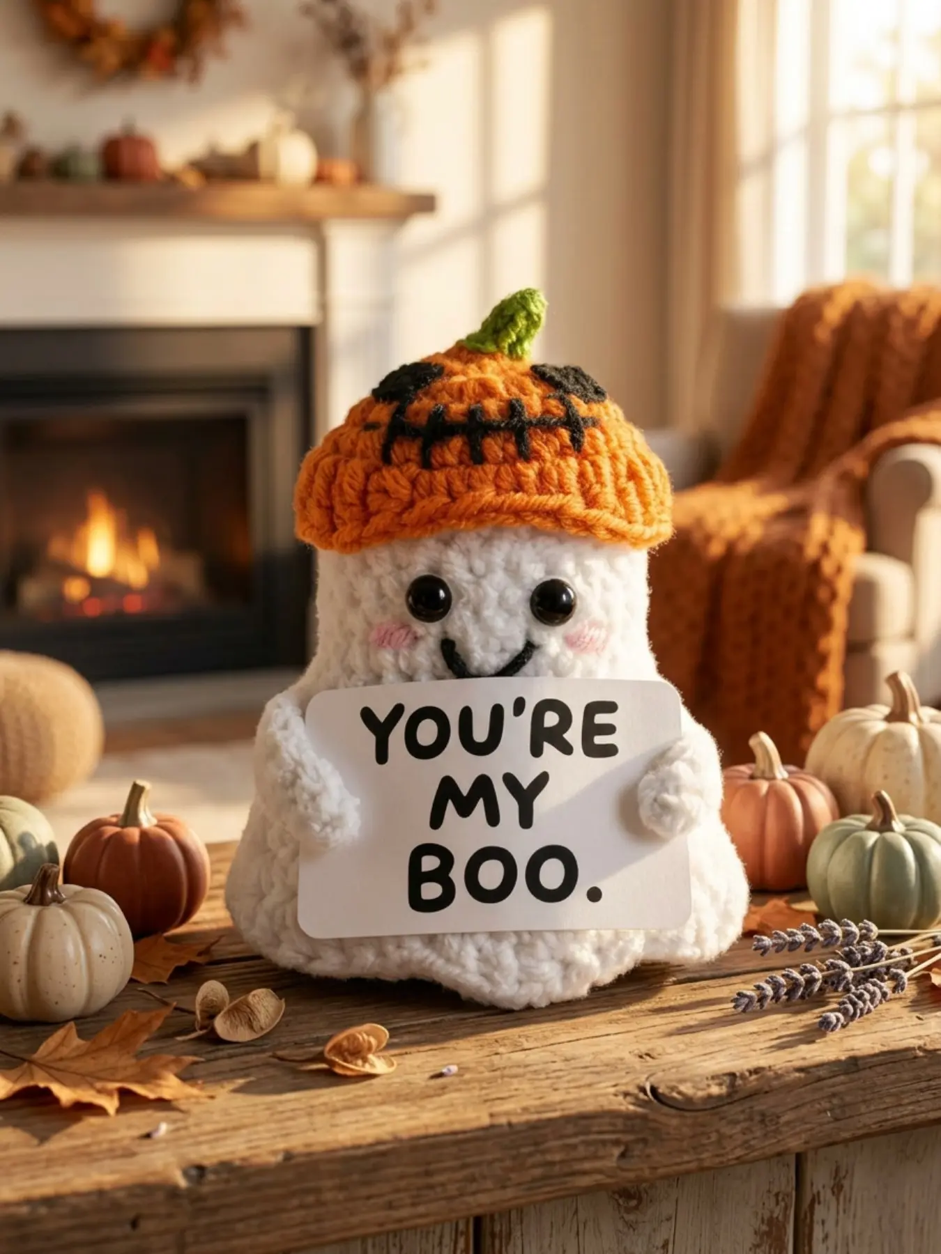 Halloween Boo Basket Stuffers for Women Him, Gifts for Boyfriend Girlfriend, You're My Boo Handmade Crochet Spooky Ghost Gifts, Halloween Basket Gifts for Husband Wife Anniversary Birthday Gift Idea#Black Friday