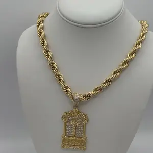 #663 necklace ( 23 inches )# 2559 pendant Holy supper