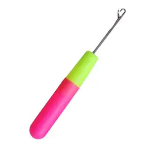 Rhiso 1Pcs Latch Hook Tool, Crochet Needle for Micro Braids, Hair Extension and Feather Durable