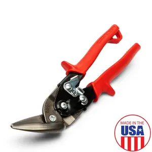 Wiss 9-1/4 in. Compound Action Offset Straight and Left Cut Aviation Snips Wiss 9-1/4 in. Compound Action Offset Straight and Left Cut Aviation Snips