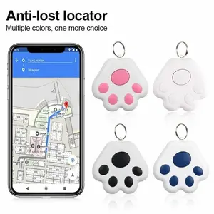 Mini Creative Dog Paw Keychain Finder, Anti Lost Wireless Lost Item Locator, Remote Selfie & Voice Recorder, Detects Objects Up to 10-25m(33-82 inch), Ideal for Keys & Pets