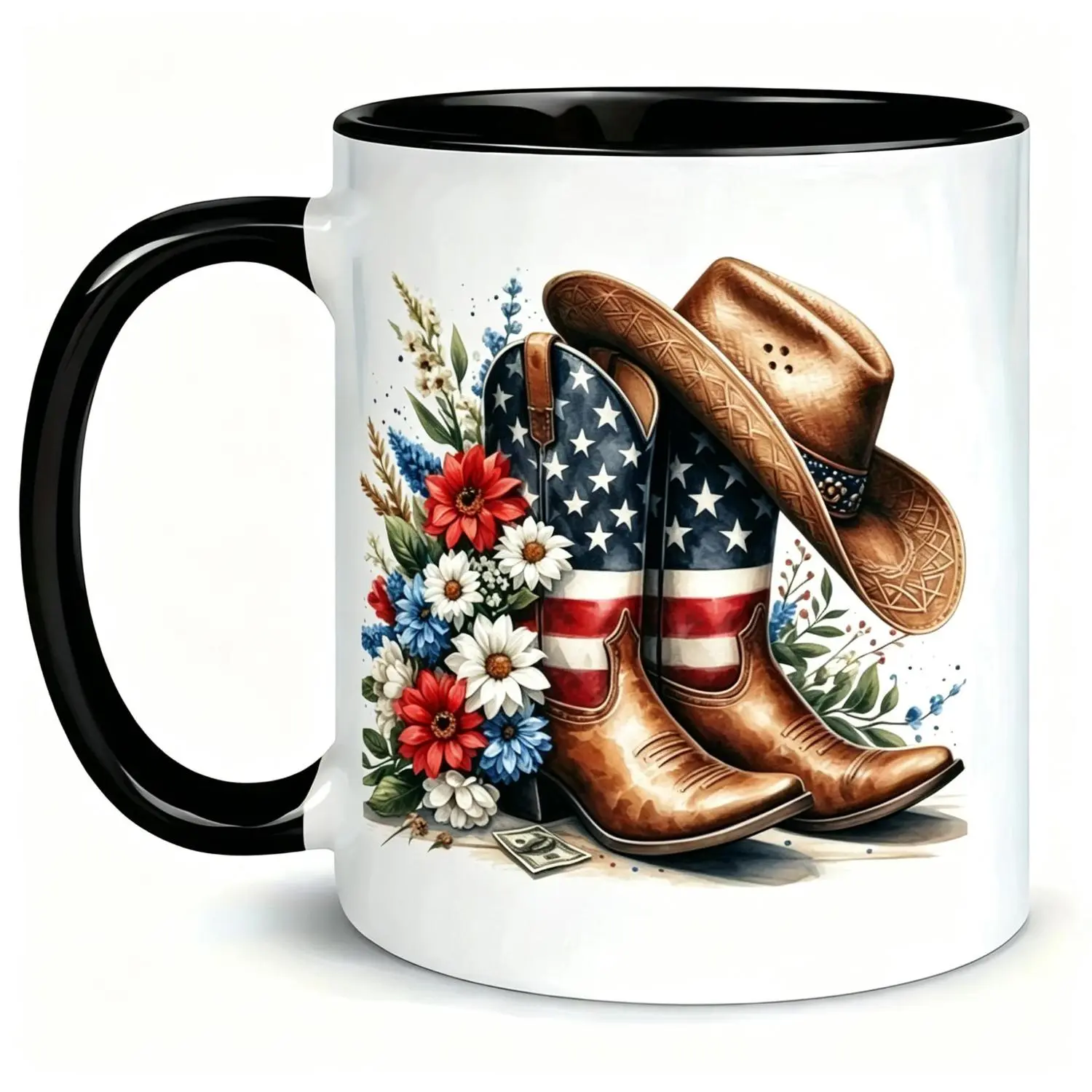 USA Flag 250th Independence Commemorative Mug, Joyful July Fourth Holiday Parade Celebration Cup, Fine Crafted Gift for History Enthusiasts, Dishwasher Safe Large Capacity Coffee Tea Mug