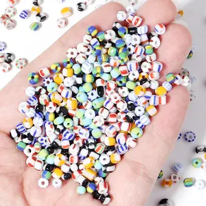 10g Acrylic Watermelon Seed Beads Spacer Stripe Beads For Jewelry Making DIY Handmade Bracelet Necklace Earring Accessories