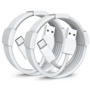 Car Carplay Cable for iPhone 17 Air/16 Pro Max/Plus, 3.3FT 2Pack USB A to USB C Charging Cord Compatible Apple iPhone,iPad USB C Cable iPad Pro 13/12.9/11 inch iPad Air 5/4th Mini 6th Gen Charger