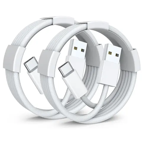 Car Carplay Cable for iPhone 17 Air/16 Pro Max/Plus, 3.3FT 2Pack USB A to USB C Charging Cord Compatible Apple iPhone,iPad USB C Cable iPad Pro 13/12.9/11 inch iPad Air 5/4th Mini 6th Gen Charger