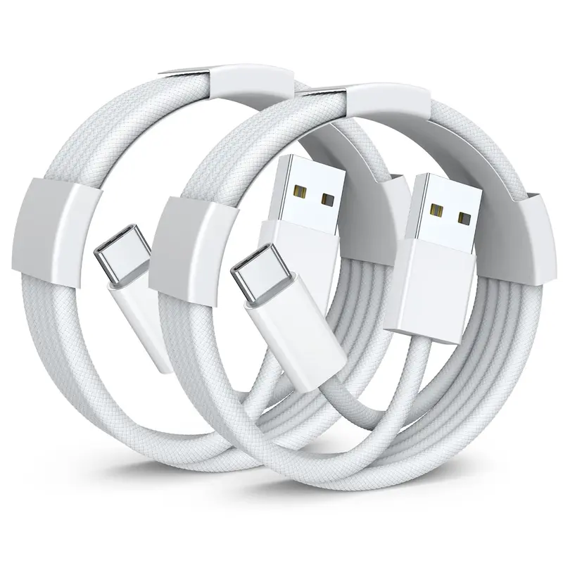 Car Carplay Cable for iPhone 17 Air/16 Pro Max/Plus, 3.3FT 2Pack USB A to USB C Charging Cord Compatible Apple iPhone,iPad USB C Cable iPad Pro 13/12.9/11 inch iPad Air 5/4th Mini 6th Gen Charger