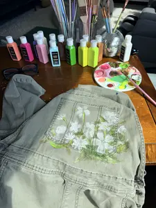 Custom Painted Clothing Commission - Wearable Artwork, Artistic Hand-Painted Jackets, Denim & Vintage Clothing, Ideal for Gifts