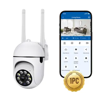 2-Pack 3mp 360° Home Security Camera, Color Night Vision & Human Detection, Easy Install Ptz Protection, 2.4g/5g WiFi