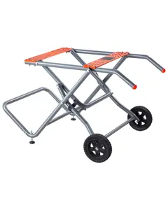 VEVOR Portable Table Saw Stand with Wheels 350 lbs Load Capacity Rolling Foldable