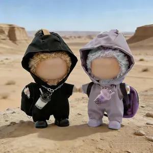 Handcraft Labubu Softshell Jacket Outfit Custom Designed For Outdoor Lovers Sports&Outdoor Style 5 Piece Set With Jacket Goggles Water Bottle Shoes & Backpack Fits 6.7 Inch Figures Detachable Design Stylish Versatile Replacement Clothes Accessories