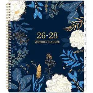 2026-2028 2 Year Monthly Planner/Calendar, July 2026 - June 2028, 11" x 9", 24 Monthly Planner with Tabs, Back Pocket, Holidays, Twin-Wire Binding, Note Pages