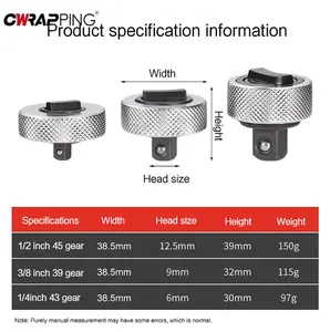 1/2 3/8 1/4inch Mini Ratchet Socket Wrench Set Carbon Steel Ratchet Socket Finger Reversible Thumb Wheel Socket Wrench Tools
