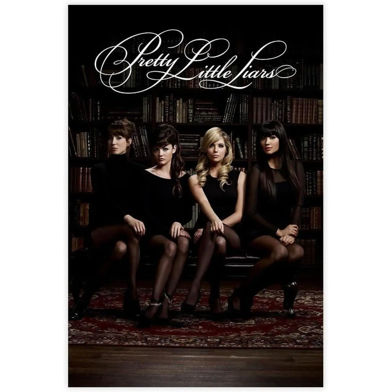 Pretty Little Liars TV Series Canvas Poster Print, Multi-Size 1-Piece Artistic Wall Decor with Real Eye Inspection, Home Decor for Living Room, Bedroom, Fans Of Pretty Little Liars, Handmade