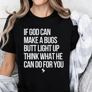 Funny Christian Shirt Sarcastic Humor Baptism Gift for Her Women Religious Shirt Christian Scripture Shirt Funny Jesus Tee