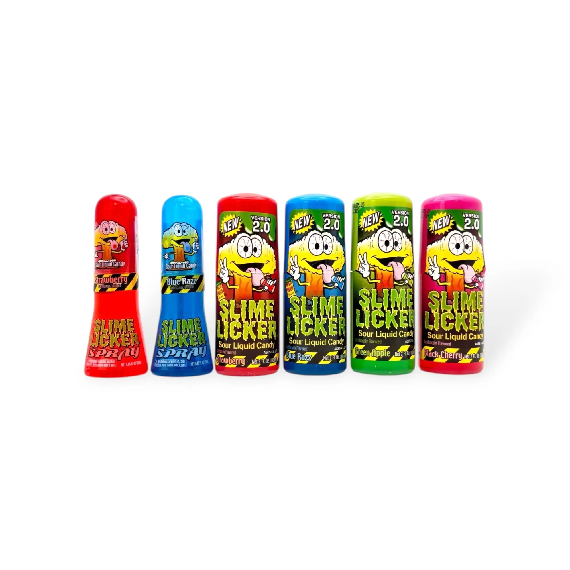 Slime Licker Collection - Variety of Liquid & Spray Sour Candies - Fun Sour Treat for Teens & Candy Lovers Sweet Snack