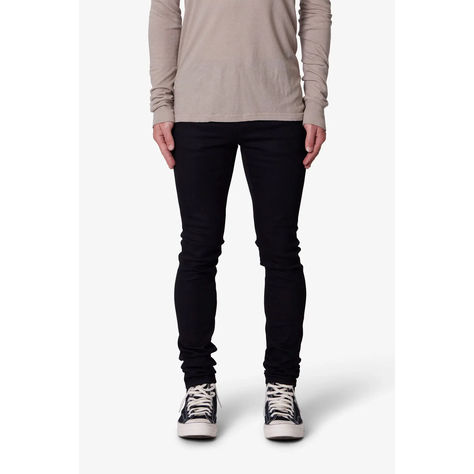 mnml X43 Skinny Denim - Matte Black mnml X43 Skinny Denim - Matte Black