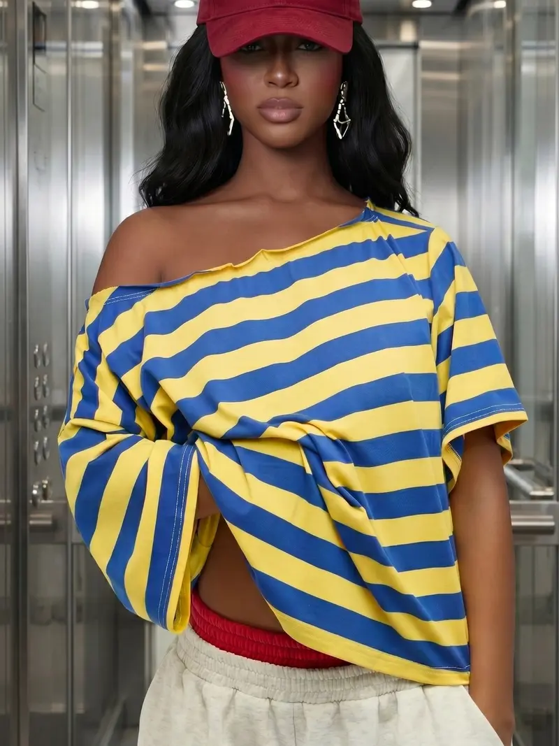 yellow off the shoulder top - TikTok Shop