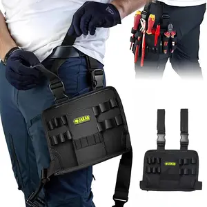 Multifunctional Tool Bag, 1 Count Leg Work Belt Tool Organizer Pouch, Tactical Waist Bag, Waist Tools Holder, Maintenance Worker Carpenter Tool Bag, Tool Storage Bag