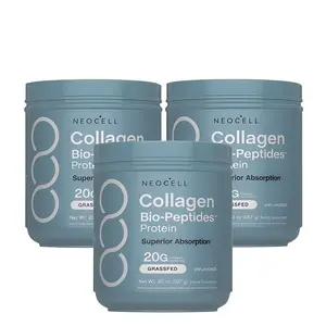 3XX- NeoCell Collagen Bio-Peptides Powder 20oz - Grassfed Protein Supplement - Advanced with 18 Essential Amino Acids