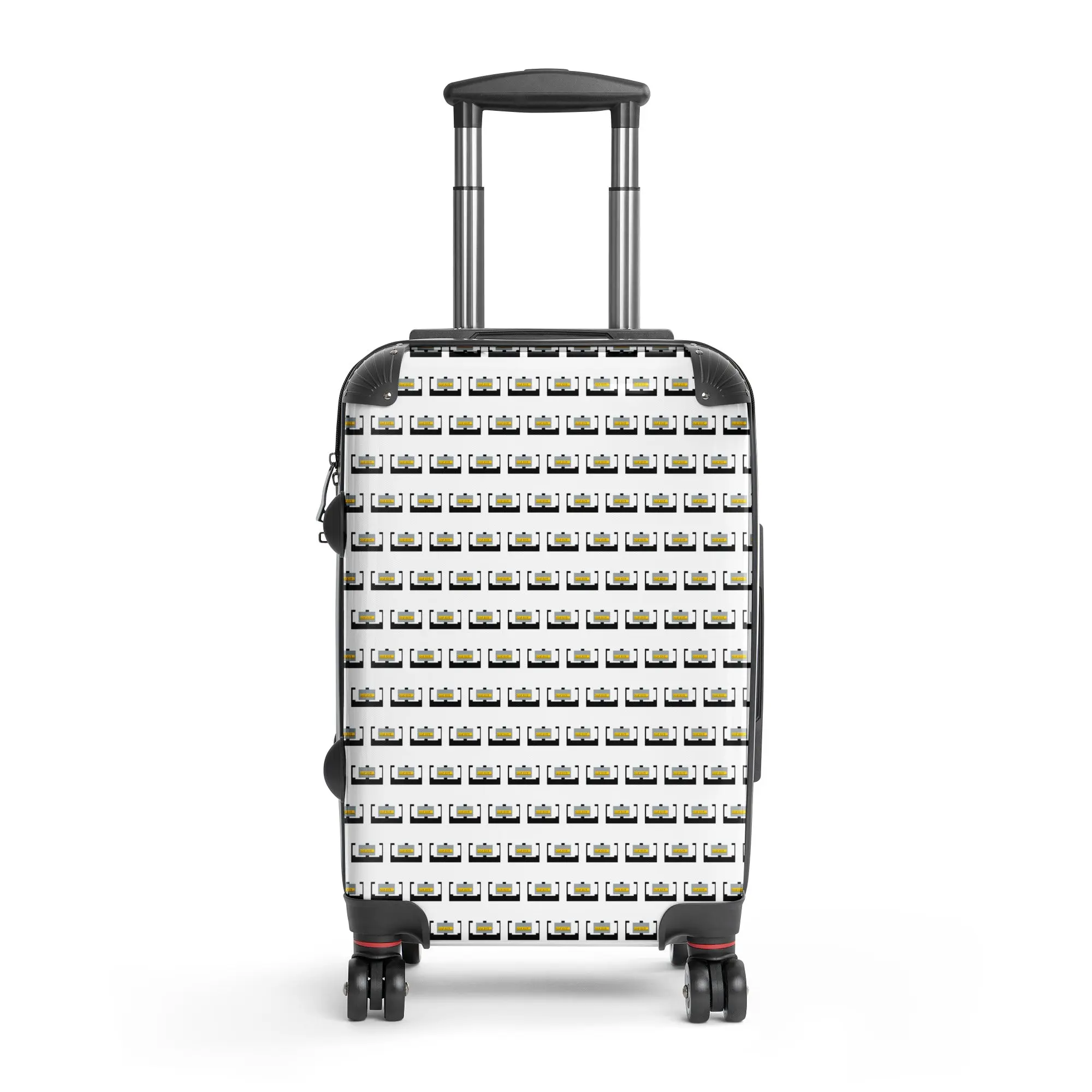 Maf Ent Hardshell Suitcase with 360° Swivel Wheels & Telescopic Handle - 100% Polycarbonate & Black ABS - Small, Medium, Large Sizes - Custom Gear Ready