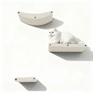 Cat Wall Shelves Pet Wall Furniture for Small and Large Cats, PET Climbing Wall System for Climbing, Playing & Resting