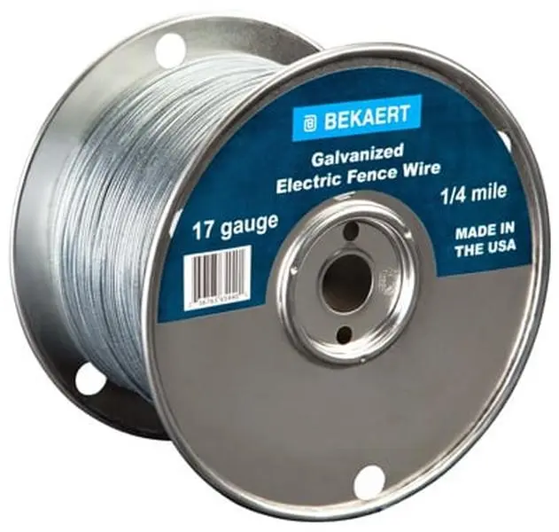 Bekaert 0.25 Mile Electric Fence Wire - 17 Gauge